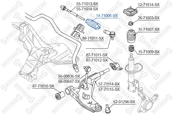RP2064 NIPPON MOTORS Пильник рульової