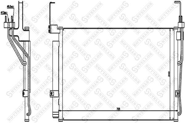 Конденсатор кондиціонера Mahle Original AC263000S ціна, від 73.19 USD