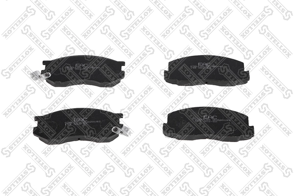 Передні тормозні колодки 0449127090 Toyota