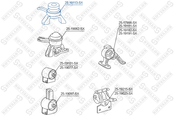 Права подушка двигуна Patron PSE30182 ціна, від 25.38 USD