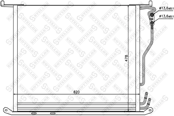 Купити Радіатор кондиціонера Mercedes S  W220