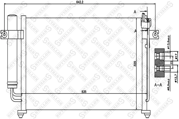 Конденсатор кондиціонера Bosch 1986AD2254879 ціна, від 81.24 USD