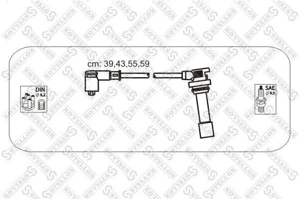 Дроти запалювання Sentech 8459 ціна, від 28.78 USD