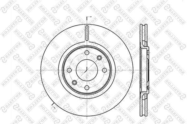 Диск переднього гальма Citroen Xsara Picasso мінівен (N68) (2000 - 2010) ціна, від 29.96 USD