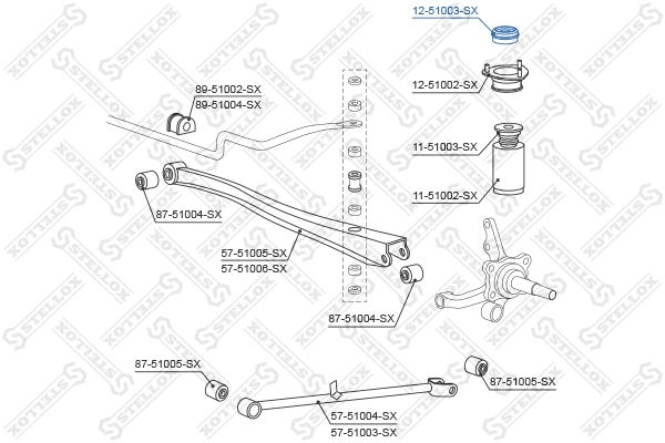 Опора амортизатора на Hyundai Accent II LC