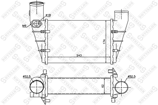 Купити Інтеркулер Audi A4 B5 8D2