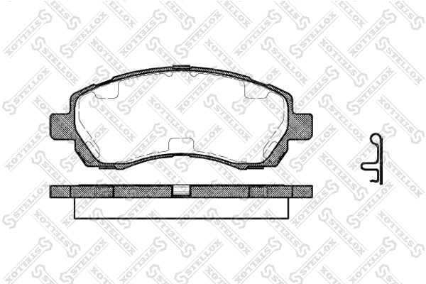 Гальмівні колодки Hexen DBS3041 ціна, від 16.35 USD