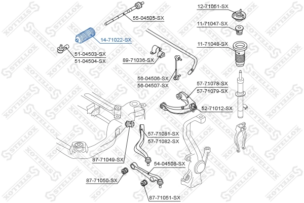 Пильник рульової на Mazda 6  GH