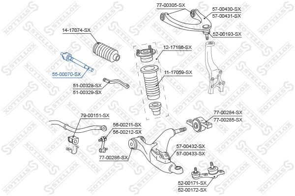 Купити Рульова тяга Lexus IS  E2
