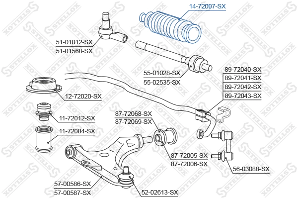 47435796 Pro-parts Пильник рульової