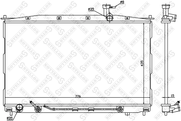 Радіатор основний HCC HC253102B000 ціна, від 96.83 USD