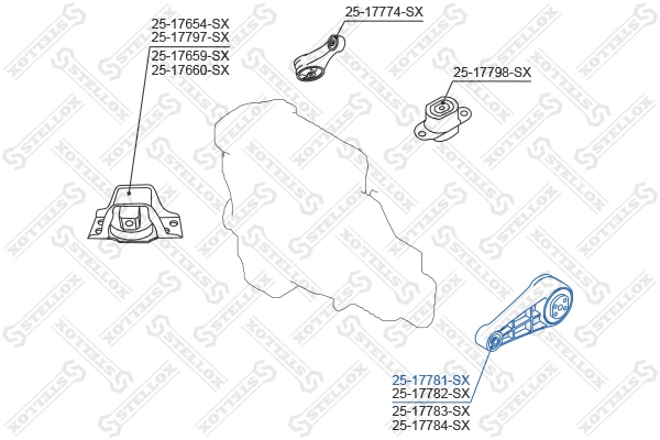 Купити 11360AX600 Renault (RVI) Подушка (опора) двигуна, ліва нижня