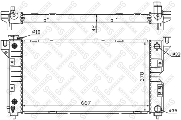 Радіатор основний FVP RAD1850 ціна, від 102.69 USD