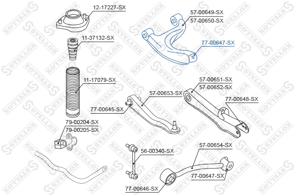 Сайлентблок цапфи задньої Asia360 BH053046B ціна, від 4.83 USD