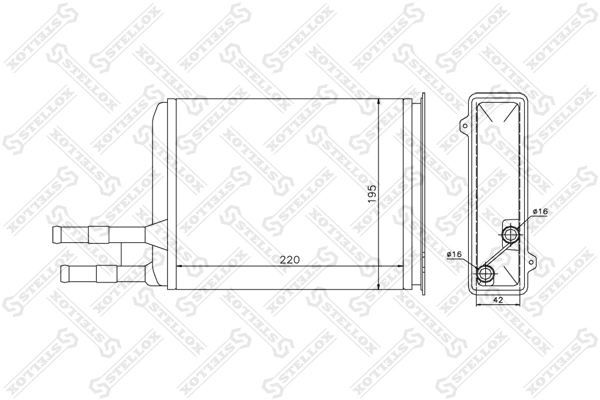 Купити BRQ068 Magneti Marelli Теплообмінник