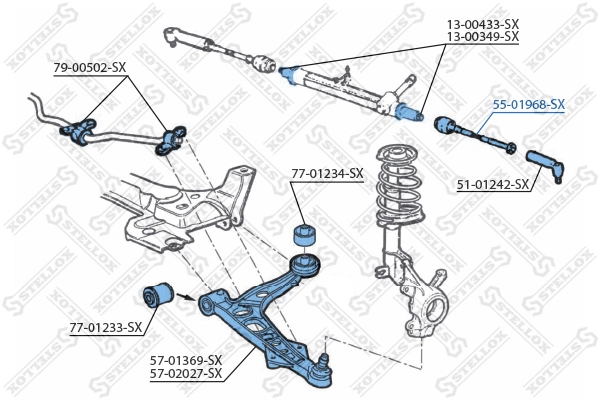 Купити Рульова тяга Fiat Punto II 188