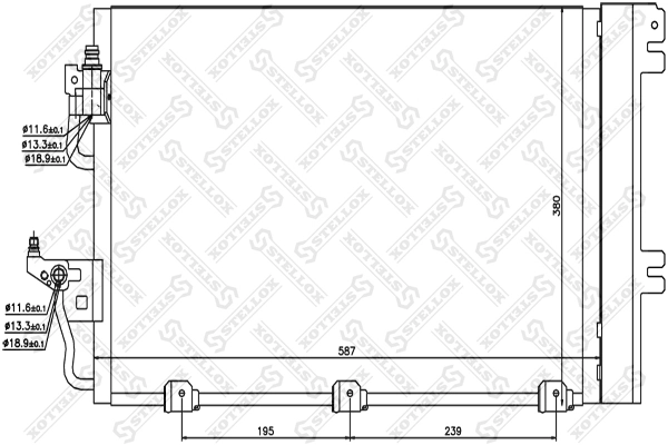 Конденсатор кондиціонера AND 42260044 ціна, від 89.96 USD