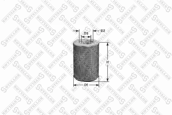 Купити AF0137 Alpha Filter Автомобільний фільтр повітря