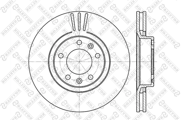 Диск переднього гальма Peugeot/Citroen 4246F6 ціна, від 40.41 USD
