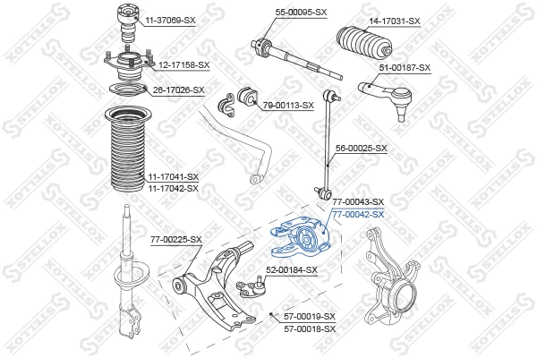 С/блок нижнього важеля Goodrem RR2708
