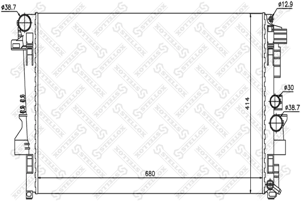 Радіатор основний Zilbermann 04814 ціна, від 74.96 USD