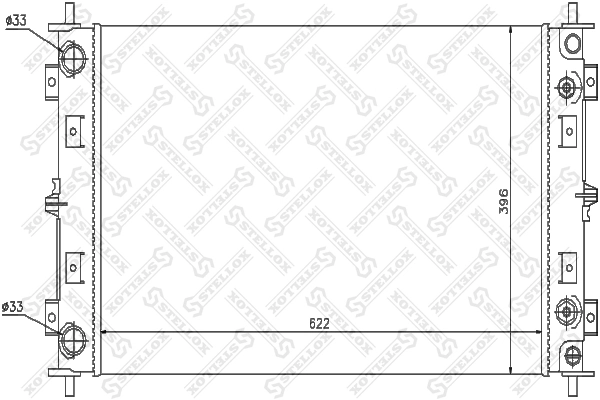 Радіатор основний Polcar 2410081 ціна, від 63.11 USD
