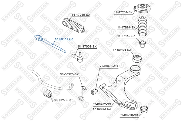 Тяга рульова поперечна Q-top QM0213P ціна, від 11.19 USD