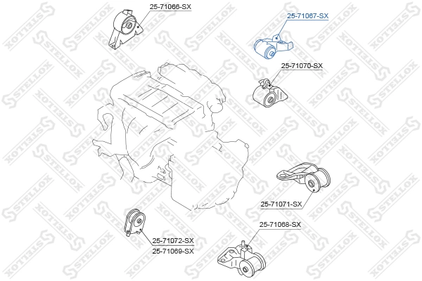 Подушка (опора) двигуна, задня Safety TA14381EM ціна, від 21.47 USD
