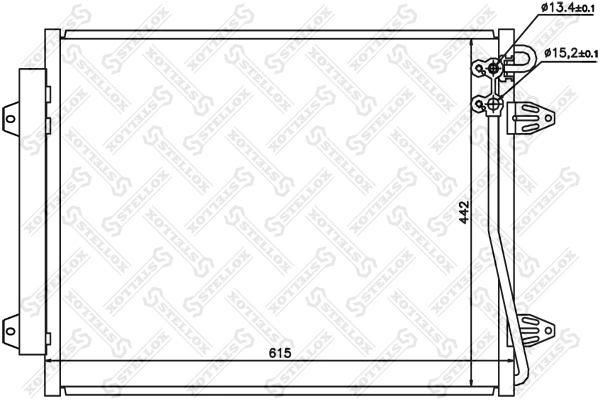 Купити 3C0820411C Renault (RVI) Радіатор системи охолодження кондиціонера