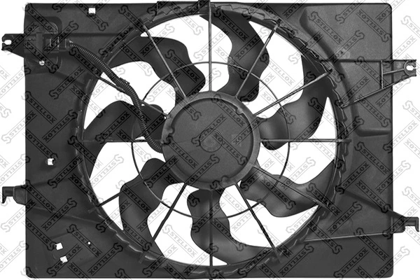 32W88 FPS Дифузор радіатора охолодження, в зборі з мотором і крильчаткою