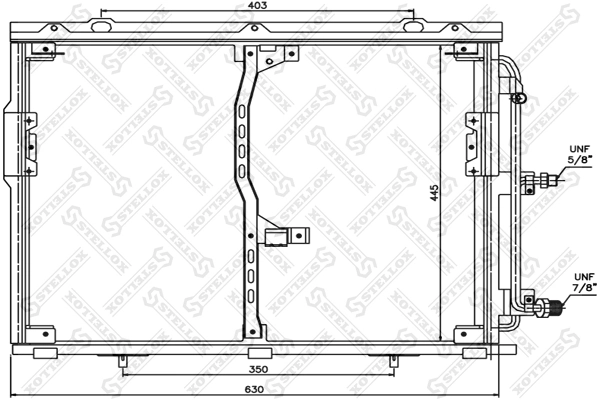 Купити A1408300670 Mercedes Радіатор системи охолодження кондиціонера