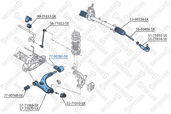 Купити DD3234460 Mazda Сайлентблок передньої підвіски