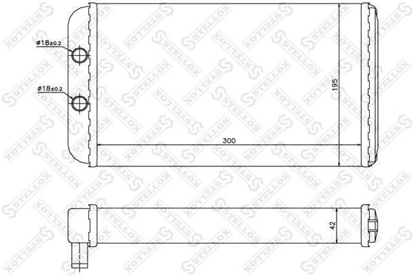 Радіатор пічки BRQ068 Magneti Marelli