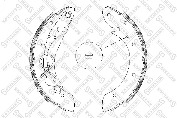 Колодки гальмові задні, барабанні Shafer SB910529 ціна, від 18.70 USD