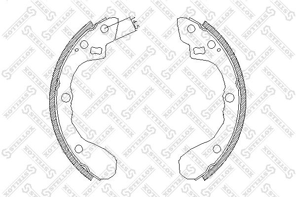 Колодки гальмові задні, барабанні OK23N2638Z Mazda