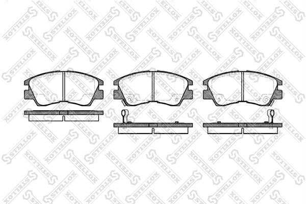 Гальмівні колодки Toko cars CJ1527 ціна, від 13.81 USD
