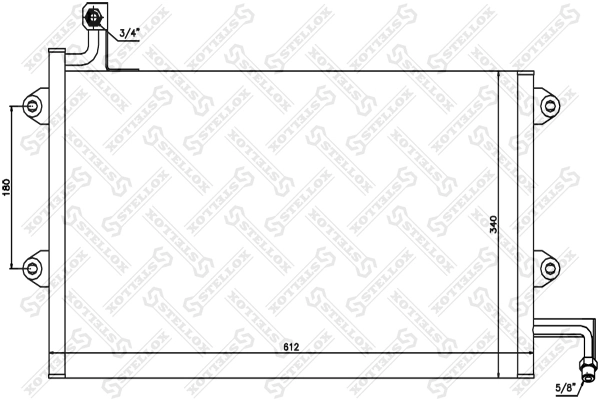 Конденсатор кондиціонера Kraft 0220050 ціна, від 60.77 USD