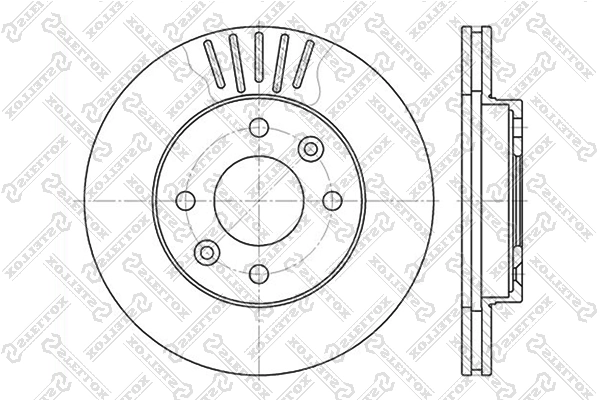 Диск гальмівний передній Power Stop AR8359XPR