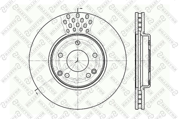 Гальмівні диски передні 36010929 Volvo