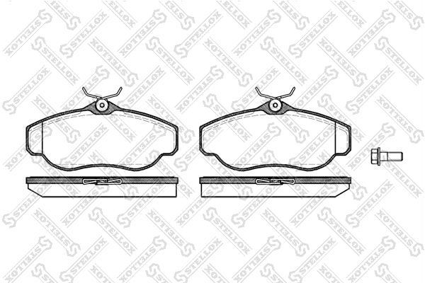 Тормозні колодки Britpart SFP500150G