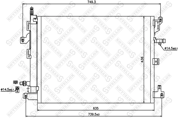 Конденсатор кондиціонера Maxgear AC809775 ціна, від 78.51 USD