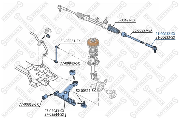 Накінечник рульової тяги, зовнішній Renault (RVI) 485204998R