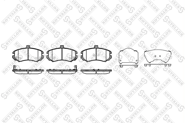 Гальмівні колодки Mando MPH36 ціна, від 17.00 USD