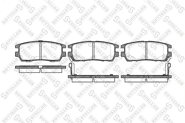 Гальмівні колодки General Motors 25976968 ціна, від 17.22 USD