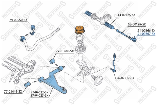 Купити Рульовий наконечник Ford Scorpio II GFR, GGR
