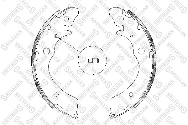 Колодки гальмові задні, барабанні Kashiyama C04018 ціна, від 21.60 USD