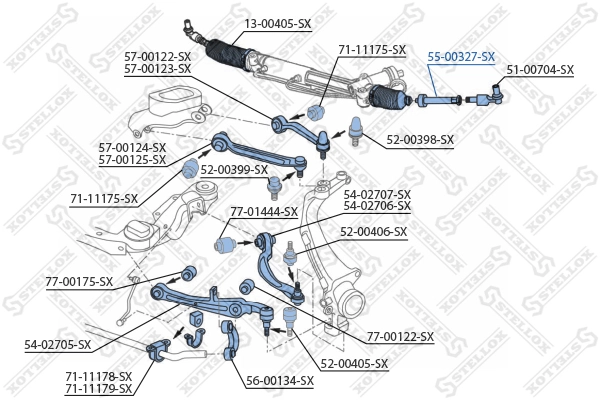 Тяга рульова поперечна Polcar A812 ціна, від 15.49 USD