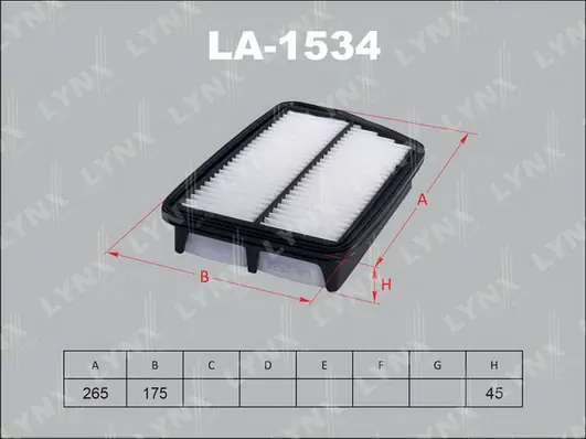 Елемент повітряного фільтра Interparts IPAD011 ціна, від 5.86 USD
