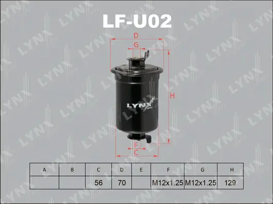 FU02 NIPPON MOTORS Фільтр палива