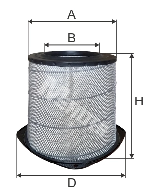 Елемент повітряного фільтра Hexen A81048 ціна, від 17.93 USD